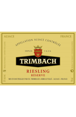Riesling "Réserve" Trimbach 2009