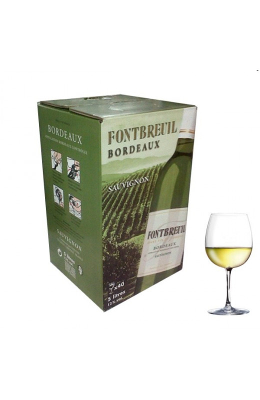Bordeaux blanc Bib 5L Fontbreuil