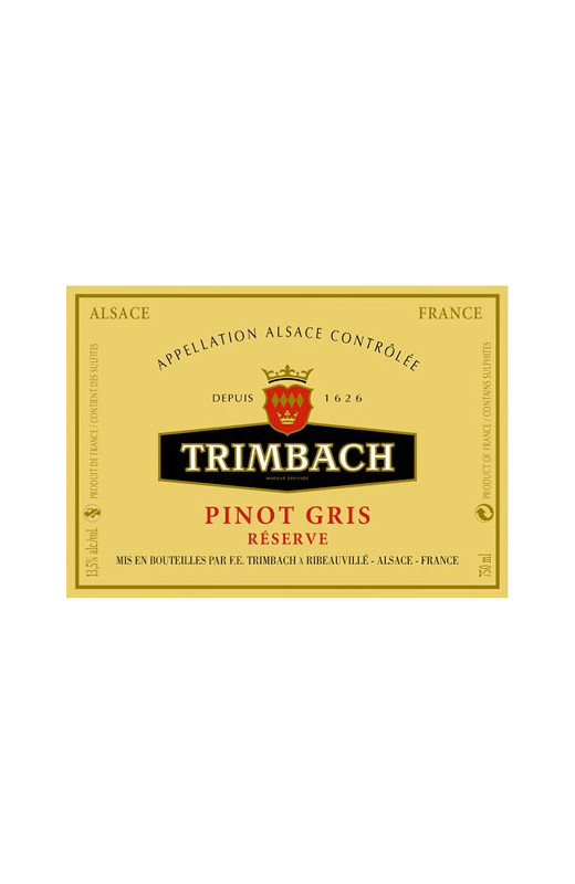 Pinot Gris "Réserve" Trimbach 2010