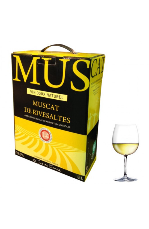 Muscat de Rivesaltes Bib 3L Vin doux naturel