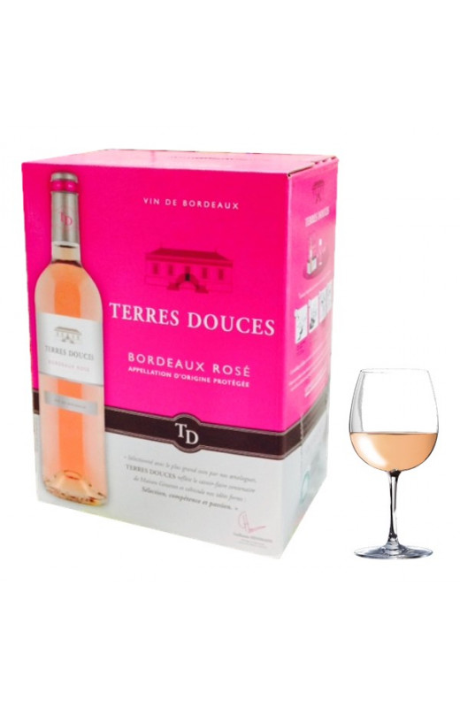 Bordeaux rosé Bib 5L Terres Douces
