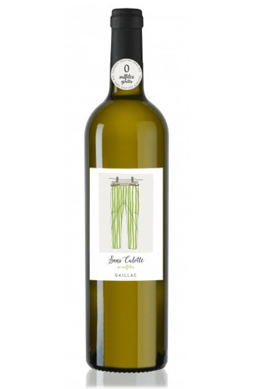 Vin blanc " Sans Culotte" ni sulfites ajoutés Gaillac